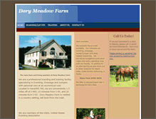 Tablet Screenshot of dorymeadowfarm.com
